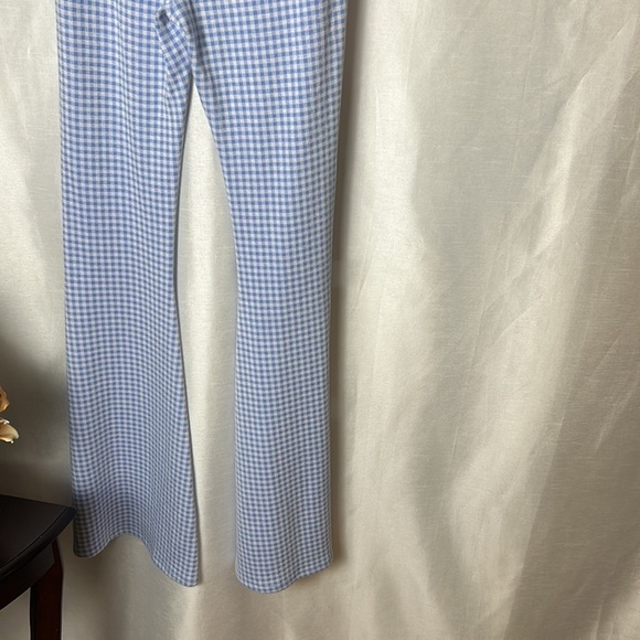 FASHION NOVA gingham high  rise,very flare bell bottom pants !Boho,gypsy,70s - Picture 4 of 11